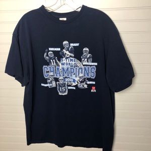 NE Patriots 5 Time Champs Tee